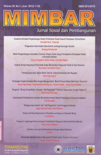 Image of Mimbar: Jurnal Sosial dan Pembangunan Vol. 29 (1) 2013