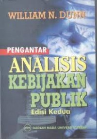 Image of Pengantar Analisis Kebijakan Publik
