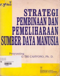 Image of Strategi Pembinaan dan Pemeliharaan Sumber Daya Manusia