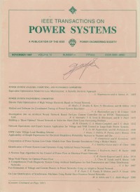 Image of IEEE Transaction On Power Delivery Vol. 12 (4) 1997