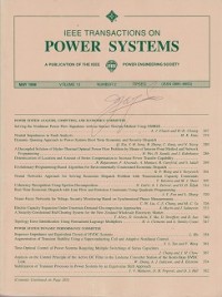 Image of IEEE Transaction On Power Delivery Vol. 13 (2) 1998