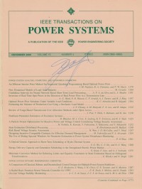Image of IEEE Transaction On Power Delivery Vol. 15 (4) 2000