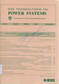 Image of IEEE Transaction On Power Delivery Vol. 18 (2) 2003