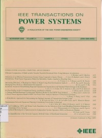 Image of IEEE Transaction On Power Delivery Vol. 24 (1) 2009