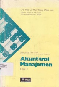 Image of Soal Jawab dan Kasus Akuntansi Manajemen Ed. 3