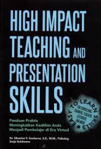 Image of HIGH IMPACT TEACHING AND PRESENTATION SKILLS