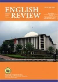 Image of English Review : Journal of English Education Vol. 2 (1) Desember 2013