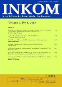 Image of INKOM: Jurnal Informatika, Sistem Kendali dan Komputer Vol. 7 (1) Mei 2013