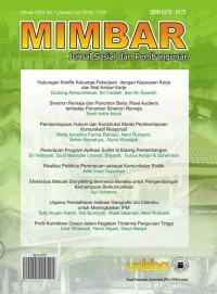 Image of Mimbar : Jurnal Sosial dan Pembangunan Vol. 26 (1) Juni 2010