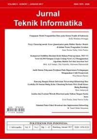 Image of Jurnal Teknik Informatika Vol. 4 (1) Januari 2012