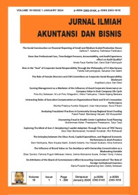 Image of Jurnal Ilmiah Akuntansi dan Bisnis Vol. 19 (2) 2024