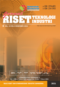 Image of Jurnal Riset Teknologi Industri Vol. 14 (2) 2020