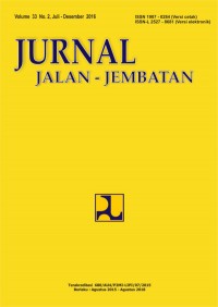 Image of Jurnal Jalan-Jembatan Vol. 29 (2) Agustus 2012