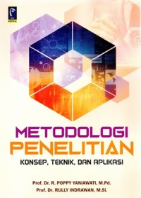 Image of Metodologi Penelitian Konsep, Teknik Dan Aplikasi
