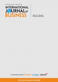 Image of Gadjah Mada International Journal of Business Vol. 18 (3) 2016