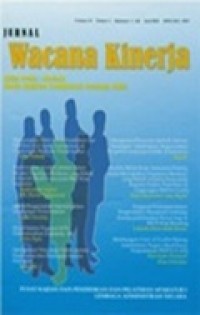 Image of Jurnal Wacana Kinerja : Kajian Praktis - Akademis Kinerja Kebijakan & Administrasi Pelayanan Publik Vol. 13 (1) Juni 2010