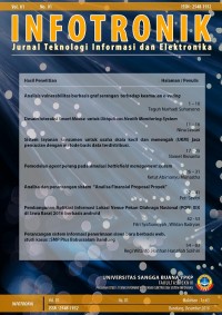 Image of Infotronik : Jurnal Teknologi Informasi dan Elektronika Vol. 1 (1) Desember 2016