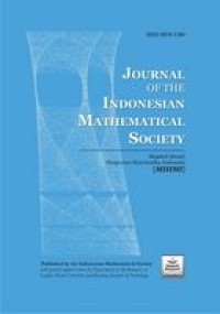 Image of Journal of the Indonesia Mathematical Society Vol. 16 (1) April 2010