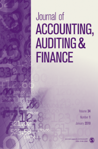 Image of Journal of Accounting Auditing & Finance Vol. 35 (1) 2020