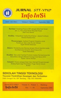 Image of Jurnal STT YPKP: Info Insi Vol. 4 (1) 2004