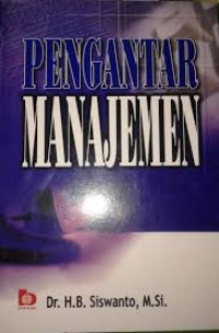 Image of Pengantar Manajemen